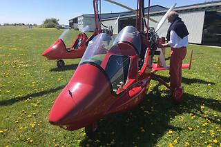 Een gyrokopter besturen van Easy Flying Paramotor School (Maillen - Namen)