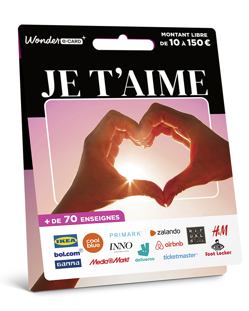 Carte Je t'aime
