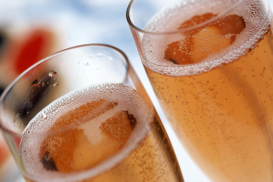 Ontbijt en bubbels
