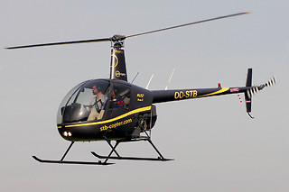 Een helikoptervlucht met STB-Copter (Wevelgem - West-Vlaanderen)