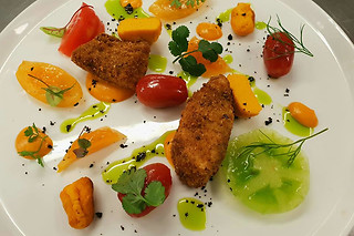 Een gastronomisch driegangenmenu met drank voor 2 bij Le Resto des Halles (Waver - Waals-Brabant)
