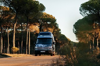 Weg met de camper