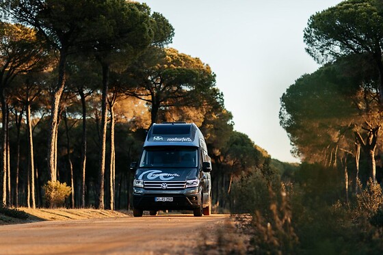 Weg met de camper