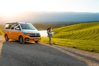Weg met de camper