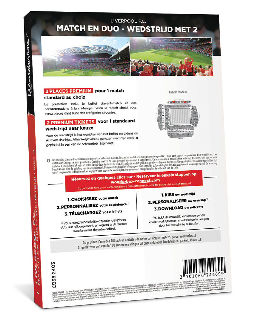 Liverpool F.C. - 2 tickets