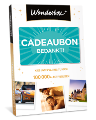 Cadeaubon Bedankt!