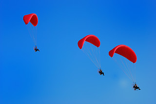 Parachutespringen en extreme sensaties