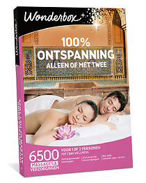 100% ontspanning, alleen of met twee